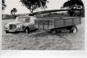 Rolls Royce & Marshall Timber trailer